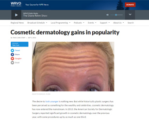 Cosmetic dermatology gains in popularity