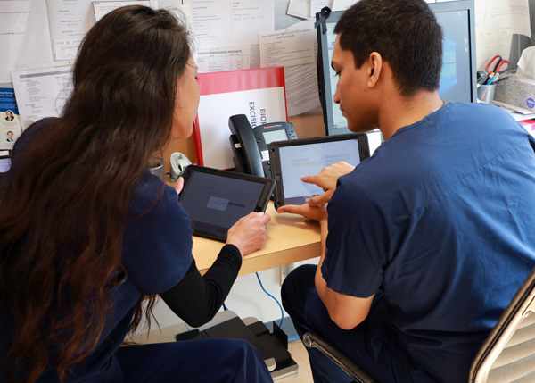 A photo of our dedicated staff, the backbone of our dermatology clinic