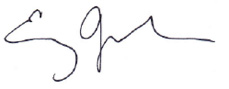 Dr. Graber signature