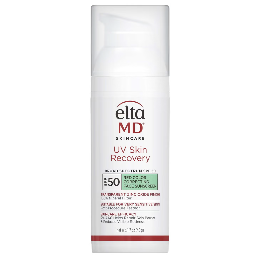 EltaMD UV Skin Recovery Red Color Correcting Green Tint Broad Spectrum SPF 50
